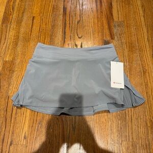 Lululemon Light Gray Athletic Skirt